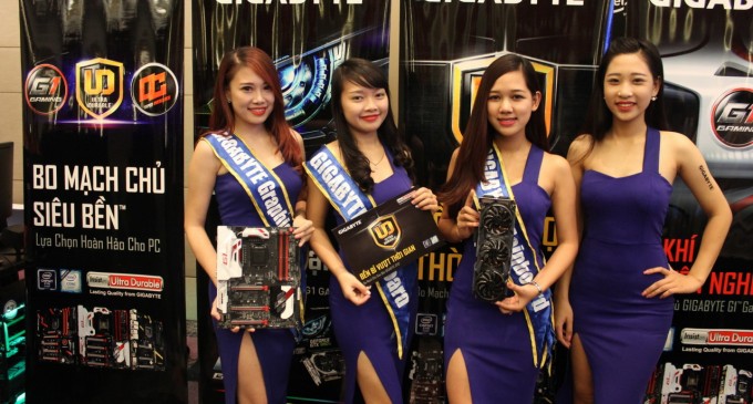 Gigabyte trong ngày hội của những người mê công nghệ do Intel tổ chức ở Việt Nam