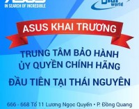 Asus có trung tâm bảo hành ủy quyền tại Đông Bắc Bộ