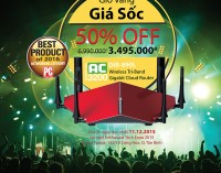 Cơ hội sở hữu “Con cua Huỳnh đế” D-Link AC3200 với giá sốc