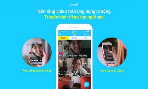 V Live, ứng dụng Hàn Quốc kết nối các ngôi sao Hàn – Việt với người hâm mộ