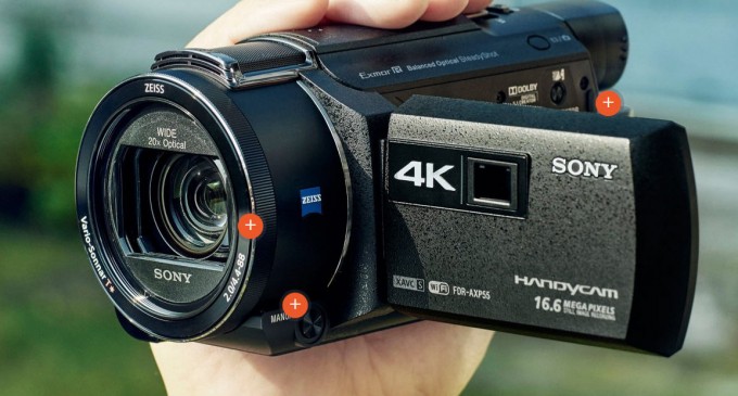 Handycam 4K FDR-AXP55, camcorder đỉnh mới của Sony