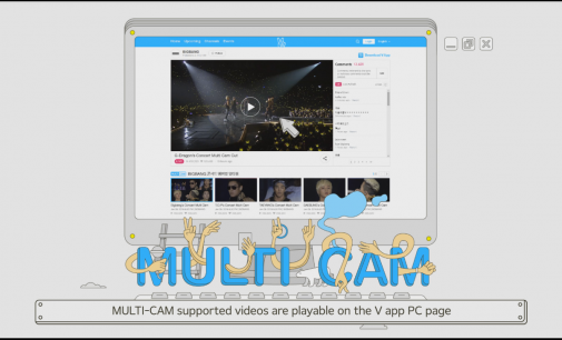 Ứng dụng V (Naver) ra mắt công nghệ ‘MULTI-CAM’ – chọn xem góc quay yêu thích