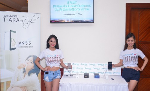 Pantech ra mắt hai smartphone V955 và V950 ở Việt Nam