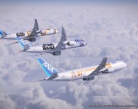 Sau máy bay Boeing 787 là chuyến bay vũ trụ Star Wars cùng ANA