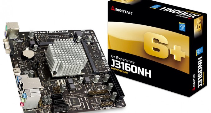 Motherboard mới của hãng Biostar hỗ trợ chíp SoC Intel Braswell Refresh