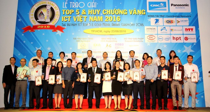 Lễ trao giải Top 5 và Huy chương Vàng Công nghệ thông tin – Viễn thông Việt Nam 2016
