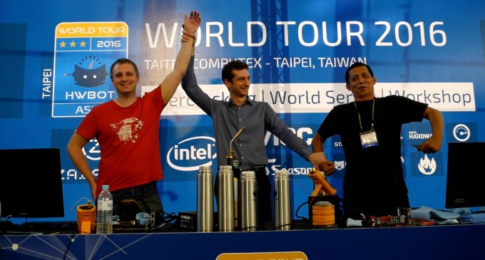 VIDEO Giải ép xung HWBOT World Series 2016 – Asia COMPUTEX Taipei 2016: Trận tay đôi ngày thứ nhất 31-5-2016