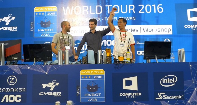 VIDEO Giải ép xung HWBOT World Series 2016 – Asia COMPUTEX Taipei 2016: Trận tay đôi ngày thứ hai 1-6-2016