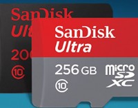 Thẻ nhớ microSD SanDisk dung lượng 256GB nhanh nhất thế giới cho video 4K