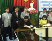 Microsoft Việt Nam và Đại học Khánh Hòa hợp tác về giáo dục đào tạo và phát triển công nghệ