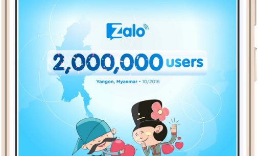 Ứng dụng di động Zalo đạt mốc 2 triệu người dùng ở Myanmar
