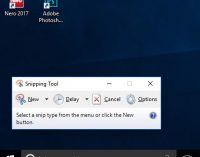 Sử dụng Snipping Tool trong Windows 10 để chụp ảnh màn hình