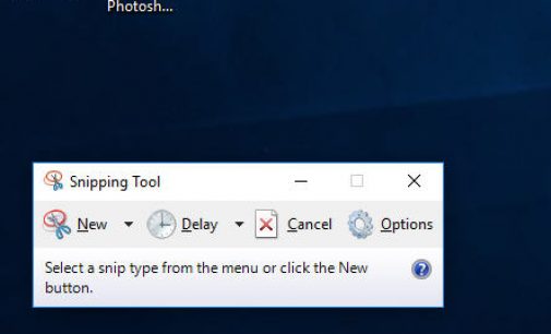 Sử dụng Snipping Tool trong Windows 10 để chụp ảnh màn hình