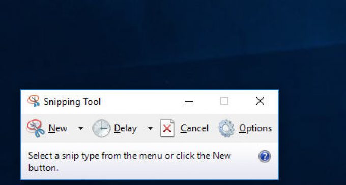 Sử dụng Snipping Tool trong Windows 10 để chụp ảnh màn hình