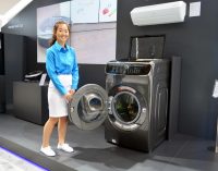 Samsung ra mắt hệ thống máy giặt All-in-One kết hợp 2 máy giặt và 1 máy sấy