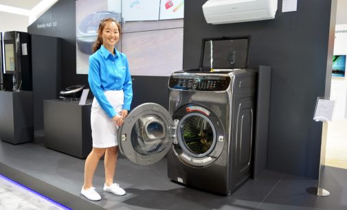 Samsung ra mắt hệ thống máy giặt All-in-One kết hợp 2 máy giặt và 1 máy sấy