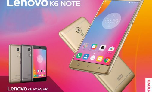 Bộ đôi smartphone Lenovo K6 Note và K6 Power ra mắt tại Việt Nam