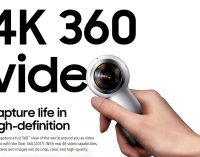 Camera Samsung Gear 360 phiên bản 2017 quay video Full 4K 360 độ