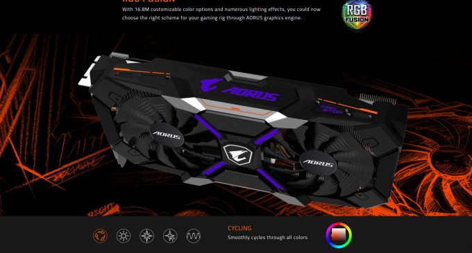 Gigabyte ra mắt dòng card đồ họa AORUS Radeon RX 500 Series