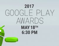 Những đề cử Giải thưởng Google Play Awards 2017