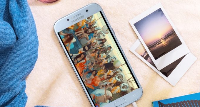 Galaxy A5 (2017) phiên bản xanh pastel đã có bán tại Việt Nam