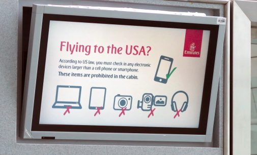 Thiết bị điện tử lớn hơn smartphone bắt đầu bị kiểm tra trên các chuyến bay thẳng từ Đài Loan tới Mỹ