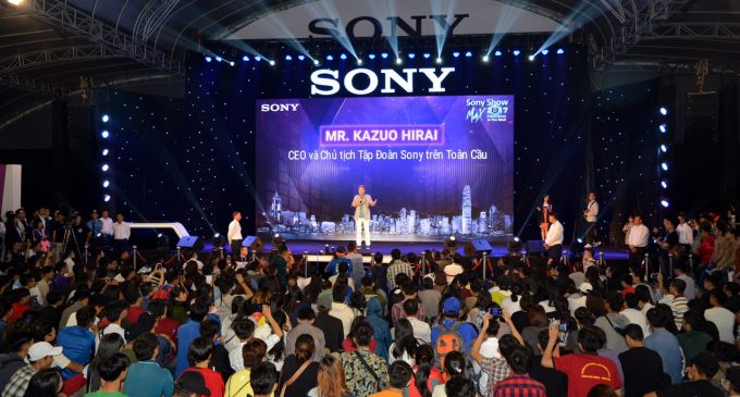 Chủ tịch và CEO Tập đoàn Sony toàn cầu Kazuo Hirai xuất hiện tại Sony Show 2017 TP.HCM