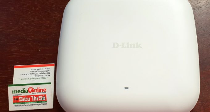 Access Point D-Link DAP-2610 phát Wi-Fi AC với tính năng PoE