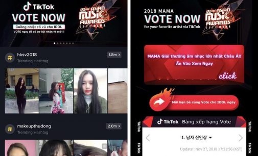 TikTok trở thành kênh bình chọn cho Giải thưởng Âm nhạc Châu Á Mnet (MAMA)