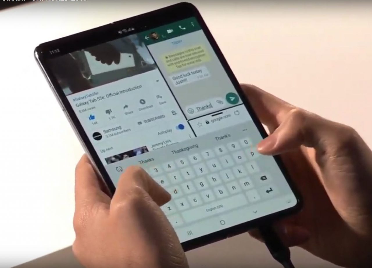 Smartphone màn hình gập Samsung Galaxy Fold