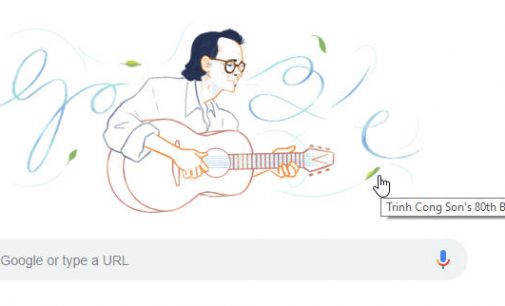 Google lần đầu tiên tôn vinh một nghệ sĩ Việt Nam với Doodles đặc biệt nhân sinh nhật Trịnh Công Sơn