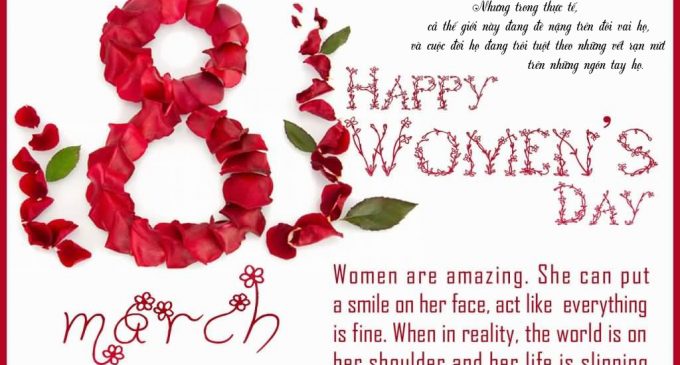 8-3, chúc mừng các bạn nữ – Happy Women’s Day