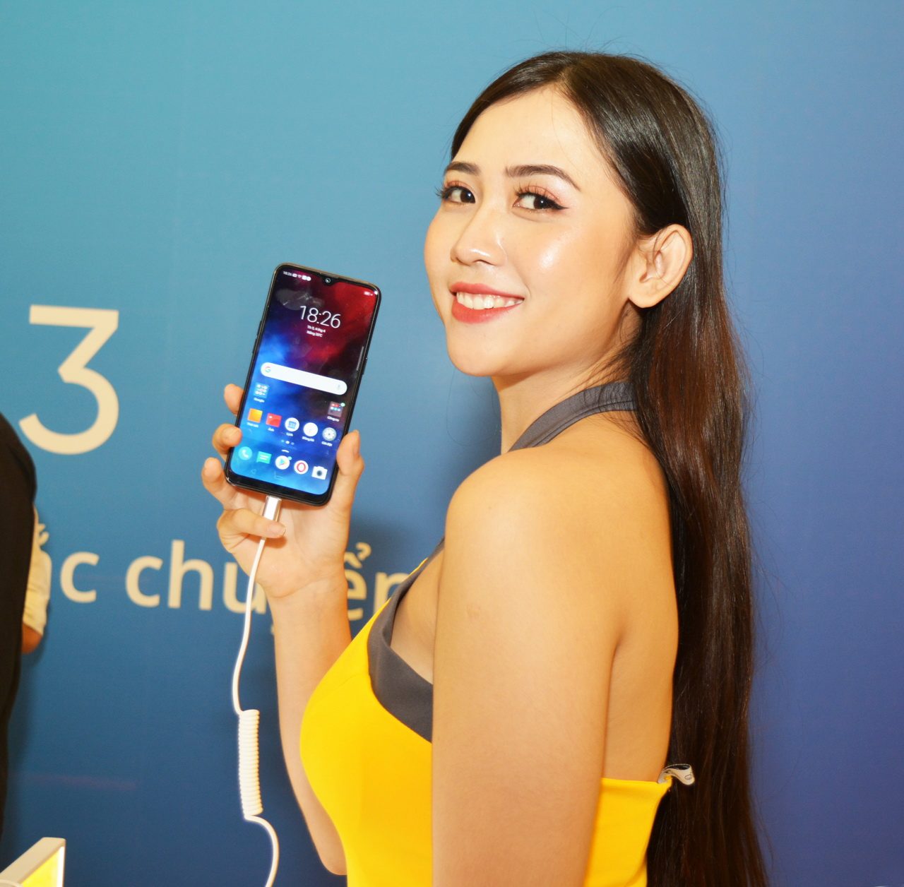 Sự kiện ra mắt smartphone Realme 3 tại TP.HCM chiều 4-4-2019