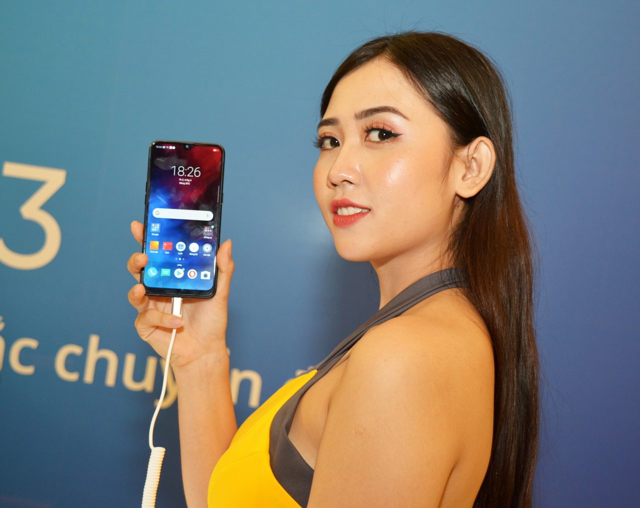 Sự kiện ra mắt smartphone Realme 3 tại TP.HCM chiều 4-4-2019