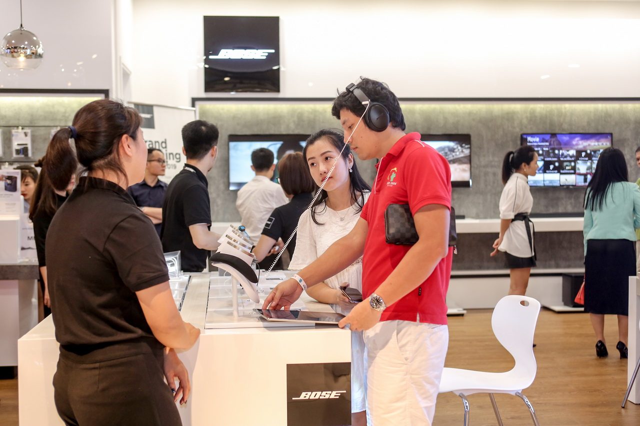 Bose khai trương Bose Store đầu tiên tại Hà Nội nằm trong trung tâm thương mại Lotte Hà Nội (Lotte Department Store) ngày 6-4-2019