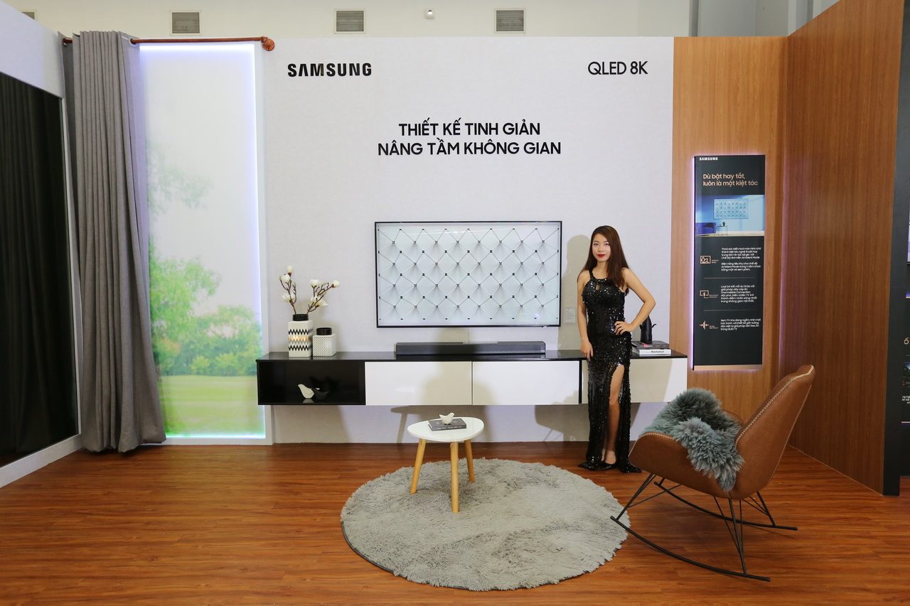 Sự kiện ra mắt TV Samsung QLED 8K 2019 ở Hà Nội ngày 10-4-2019.