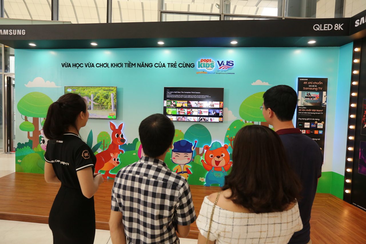 Sự kiện ra mắt TV Samsung QLED 8K 2019 ở Hà Nội ngày 10-4-2019.