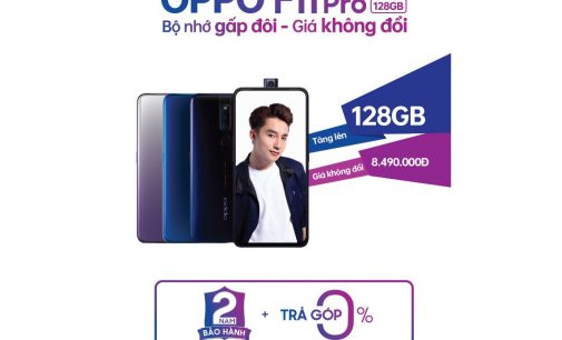 OPPO ra mắt smartphone F11 Pro 128GB ở Việt Nam với giá bằng 64GB