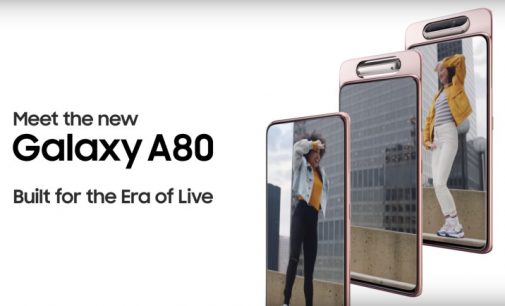 Samsung Galaxy A80, smartphone có camera trượt xoay ra mắt thị trường Việt Nam