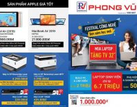 Hệ thống cửa hàng Phong Vũ khuyến mại “Festival công nghệ” chào đón năm học mới 2019
