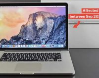 Việt Nam cấm mang laptop MacBook Pro 15 inch đời 2015 thuộc diện có nguy cơ bị lỗi pin lên máy bay