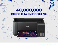 40 triệu chiếc máy in phun liên tục Epson EcoTank đã được bán ra trên toàn cầu