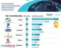Top 10 thương hiệu giá trị nhất tại Việt Nam 2019