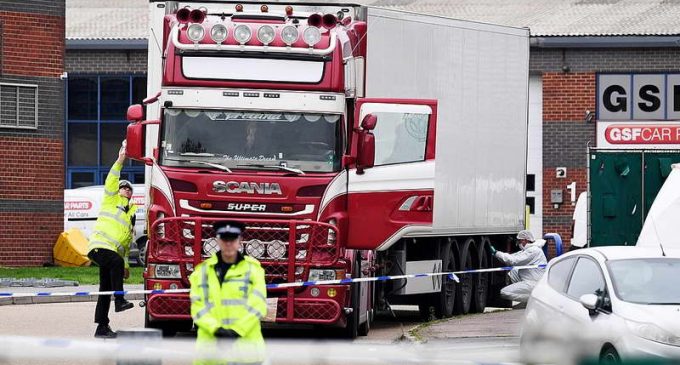 Toàn bộ 39 nạn nhân trong container đông lạnh ở Anh đều là người Việt Nam