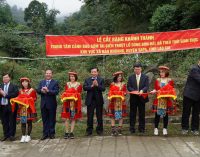 VNPT tài trợ đường truyền kết nối trạm cảnh báo sớm trượt lở tại Lào Cai