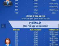 Tuổi nghỉ hưu mới của người lao động ở Việt Nam