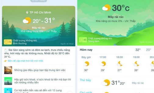 Theo dõi chất lượng không khí và chỉ số UV ngay trên Zalo