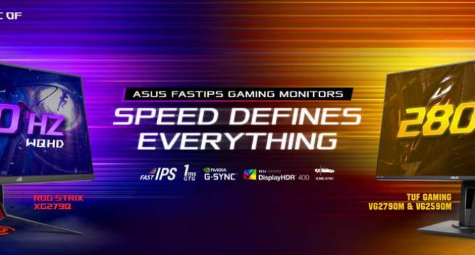 ASUS công bố dòng màn hình chơi game có tốc độ làm tươi nhanh nhất thế giới