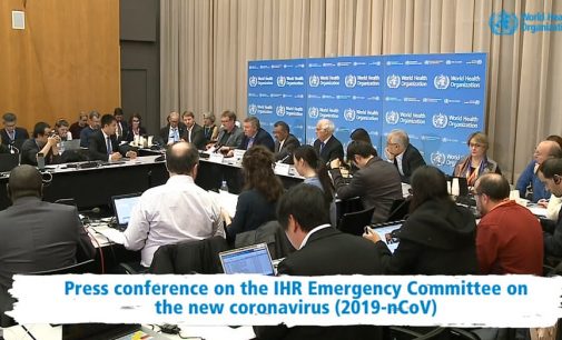 CẬP NHẬT về dịch Wuhan 2019-nCoV sáng 31-1-2020: WHO tuyên bố “tình trạng khẩn cấp súc khỏe toàn cầu”