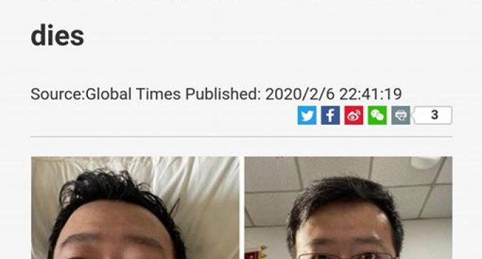 R.I.P: Định mệnh của Li Wenliang – vị bác sĩ hy sinh vì Wuhan coronavirus sáng 7-2-2020